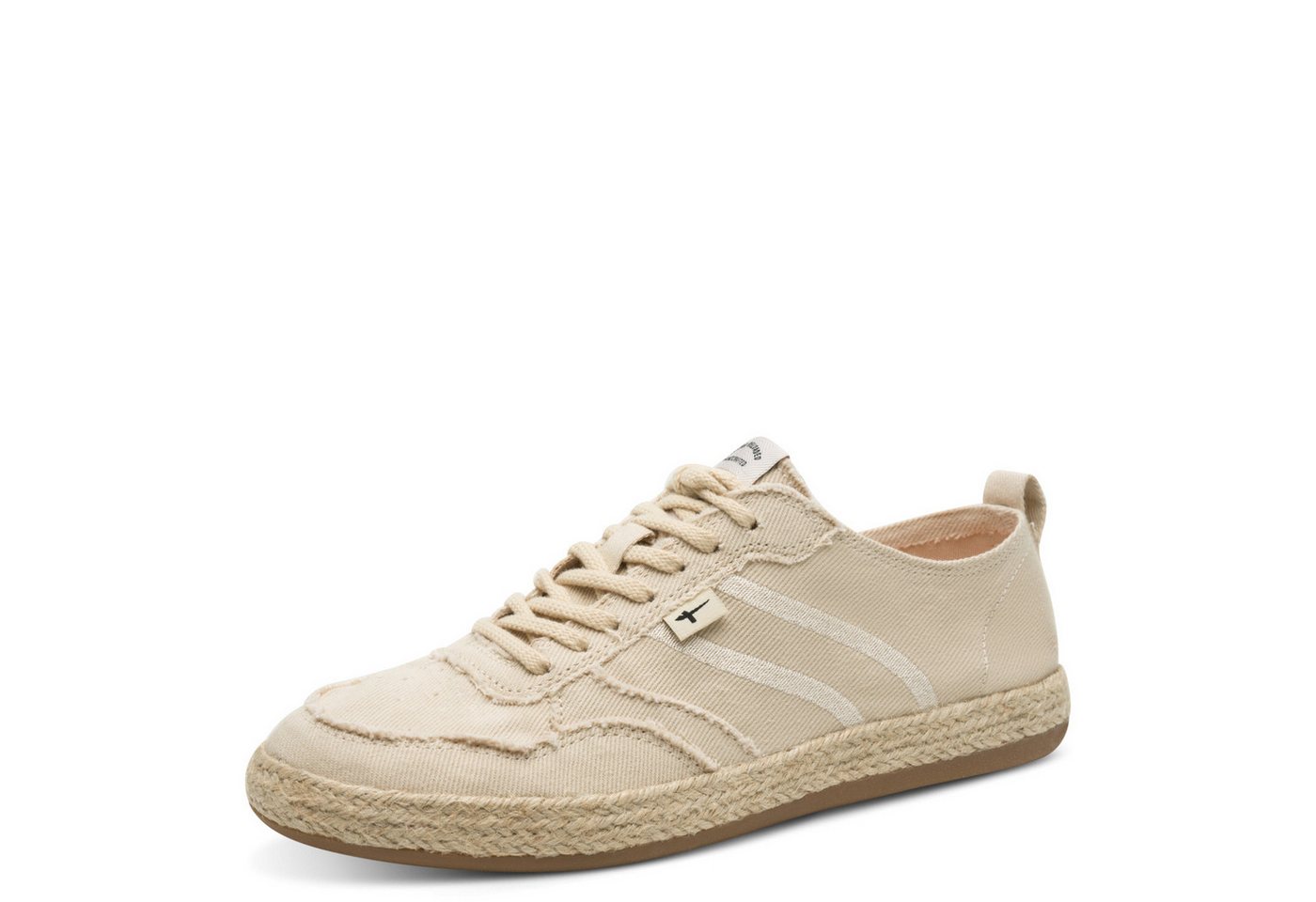 tamaris Plateausneaker Freizeitschuh, Halbschuh, Schnürschuh mit Juterand