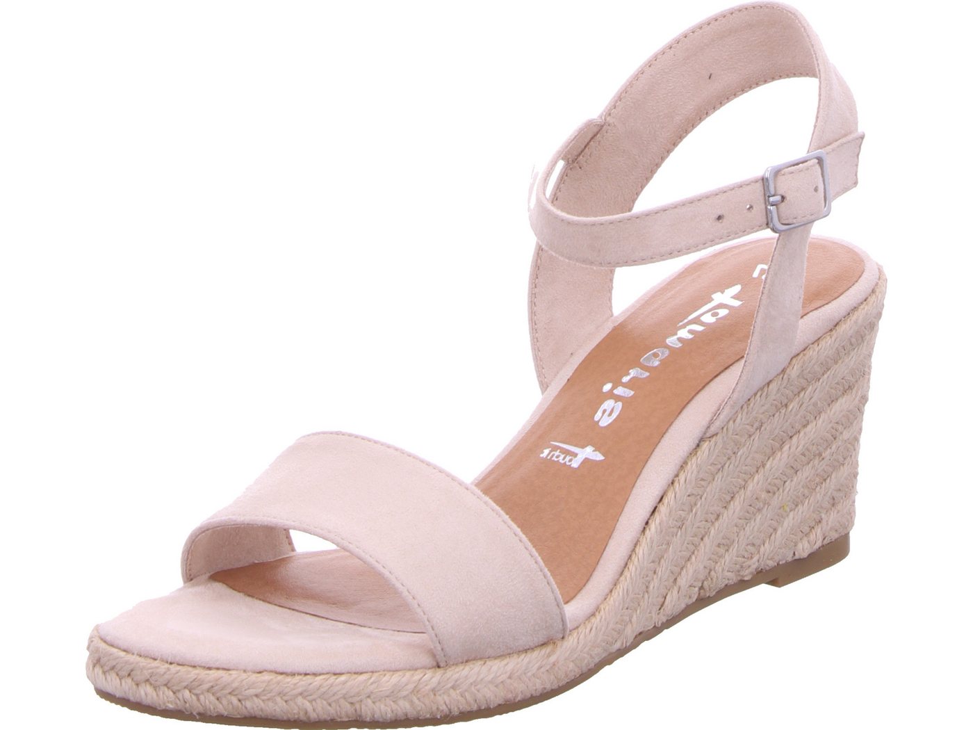tamaris Keilsandalette 100% vegan (beige)