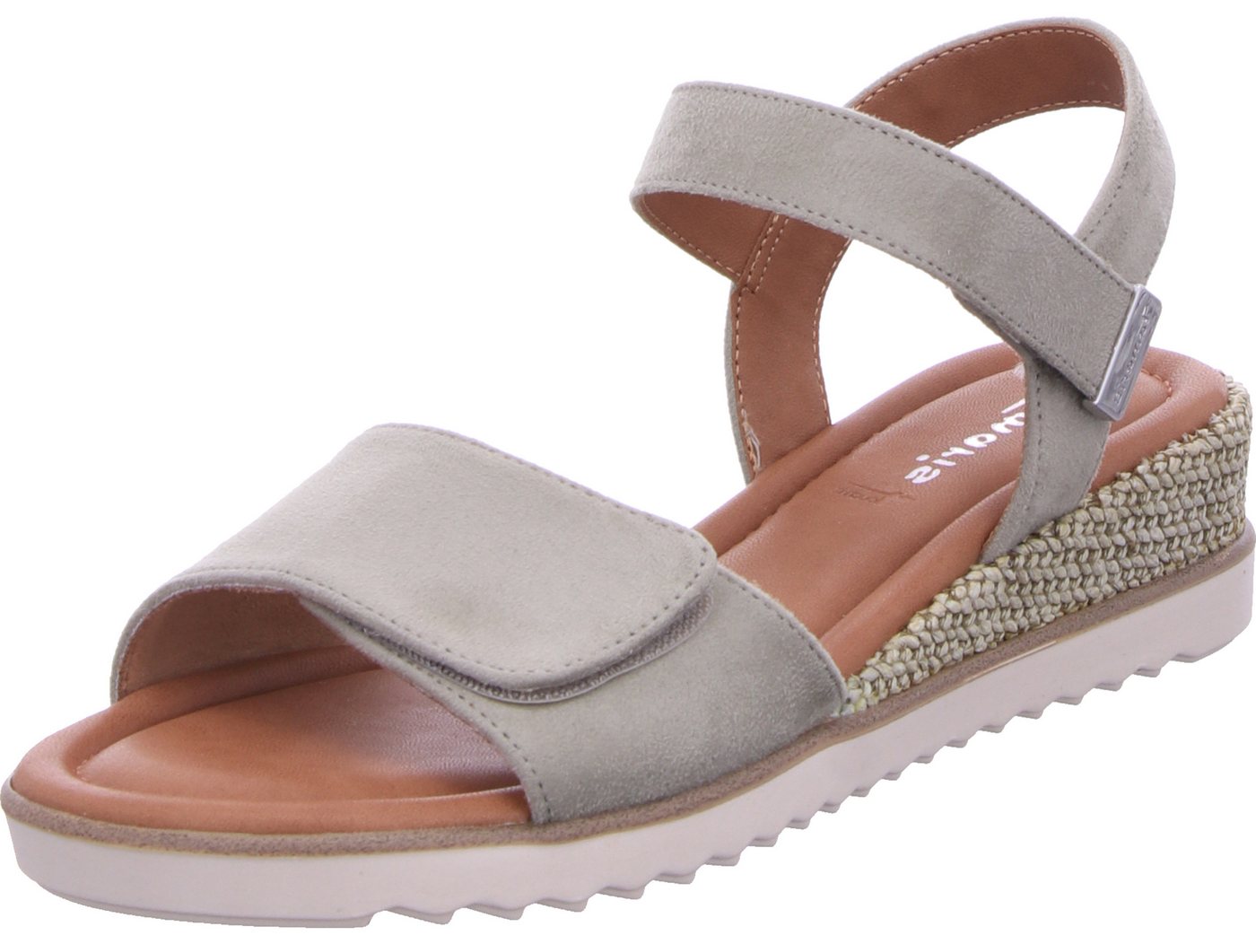 tamaris Keilsandalette 100% vegan (grün)