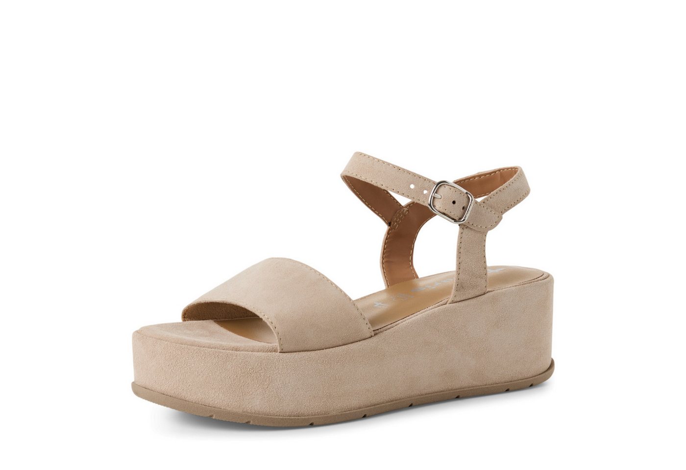 tamaris Keilsandalette Riemchensandale, Sommerschuh mit auffälliger Keilsohle