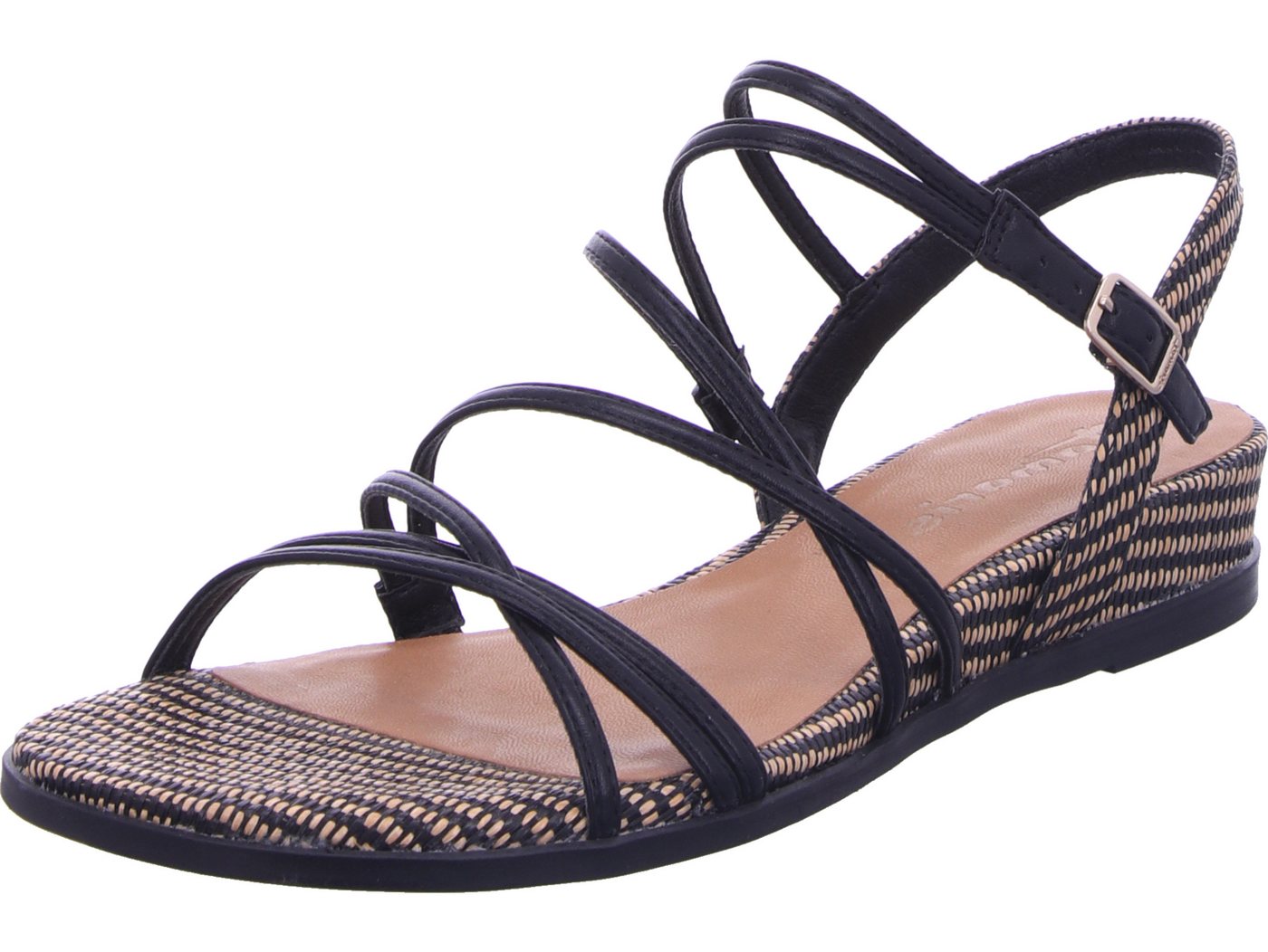 tamaris Keilsandalette (schwarz)