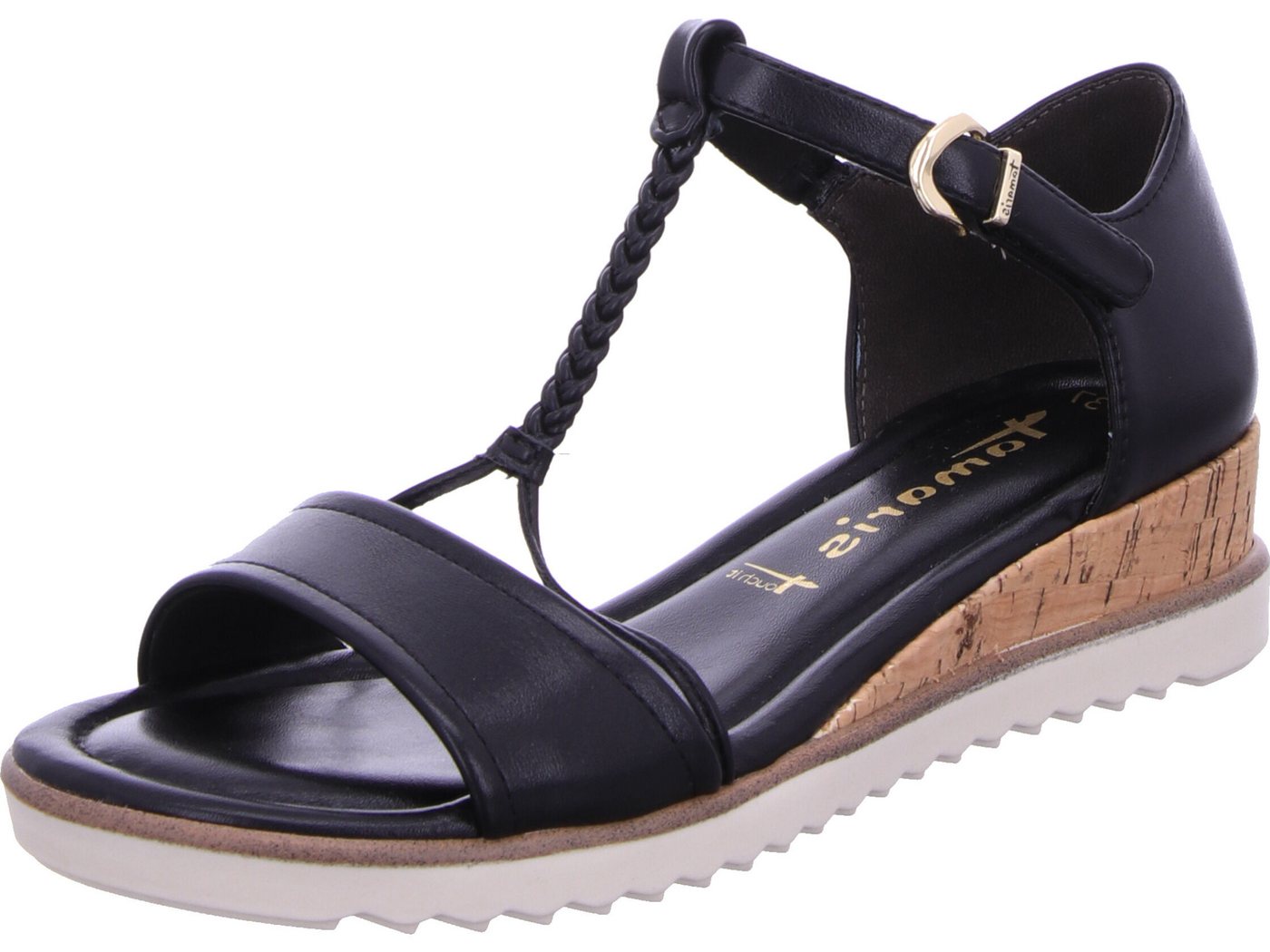 tamaris Keilsandalette (schwarz)
