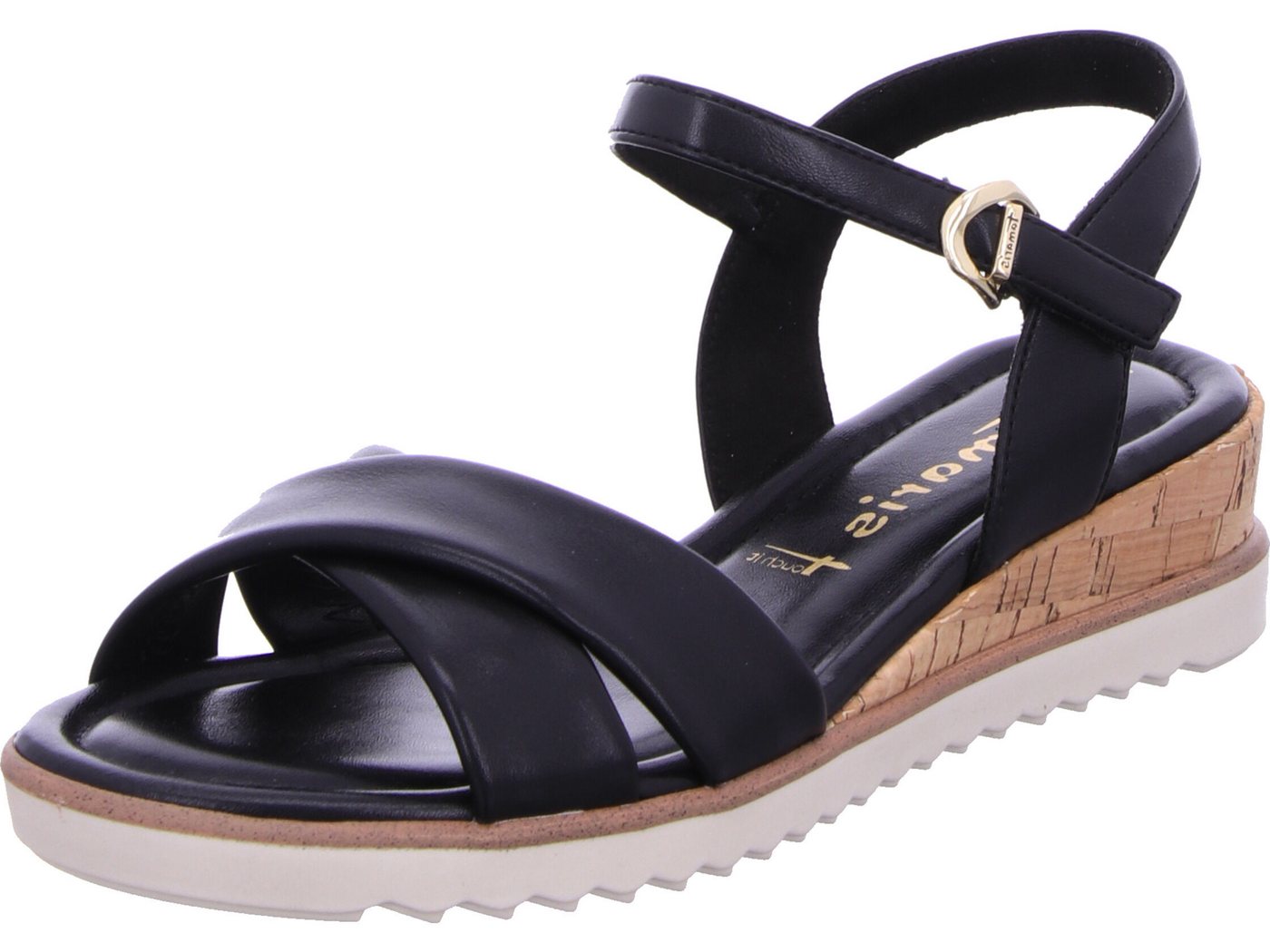 tamaris Keilsandalette (schwarz)