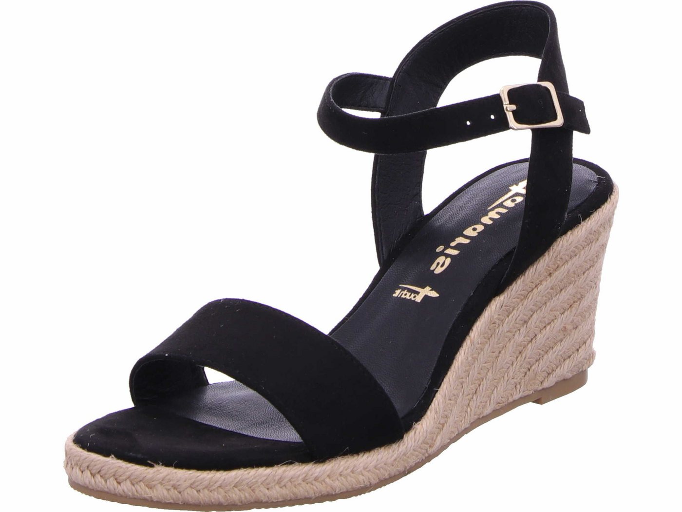 tamaris Keilsandalette (schwarz)