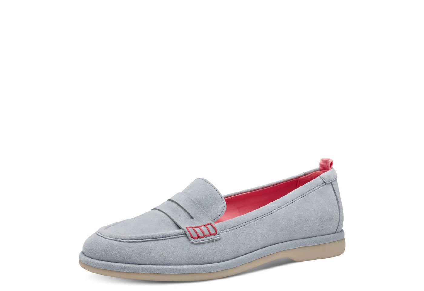 tamaris Lederslipper Slipper (blau)