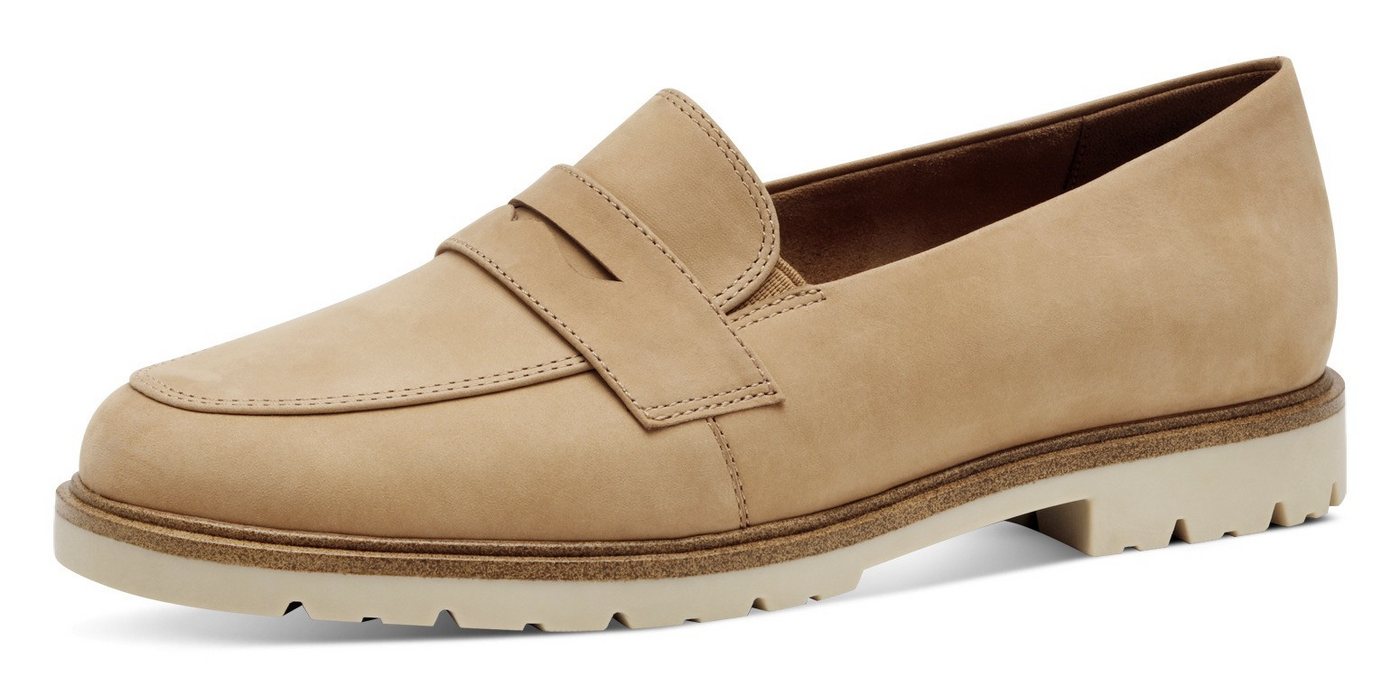 tamaris Loafer, Blockabsatz, Slipper, Halbschuh, Businessschuh mit Zierriegel