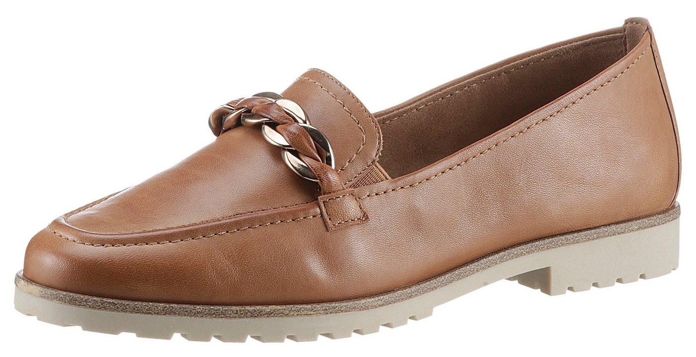 tamaris Loafer Chunky Slipper, Business Schuh mit trendiger Flechtkette