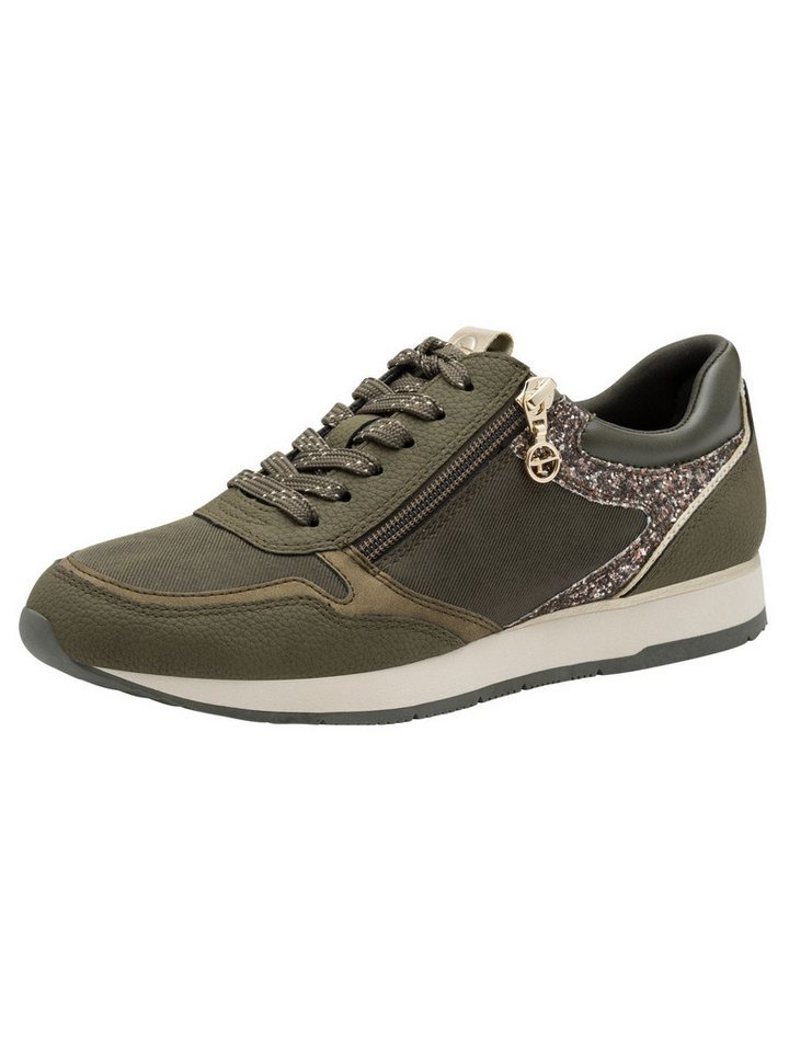 tamaris mit Schnürsenkel kein Absatz 1-23603-42 Sneaker (grün)