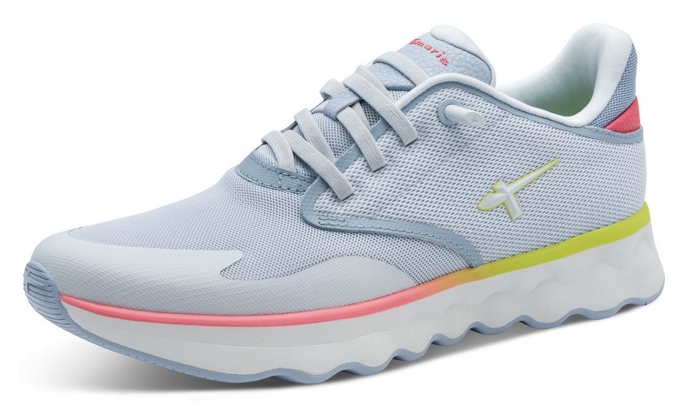 tamaris Nowana Slip-On Sneaker, Freizeitschuh, Halbschuh, Slipper mit Ortholite-Ausstattung (blau)