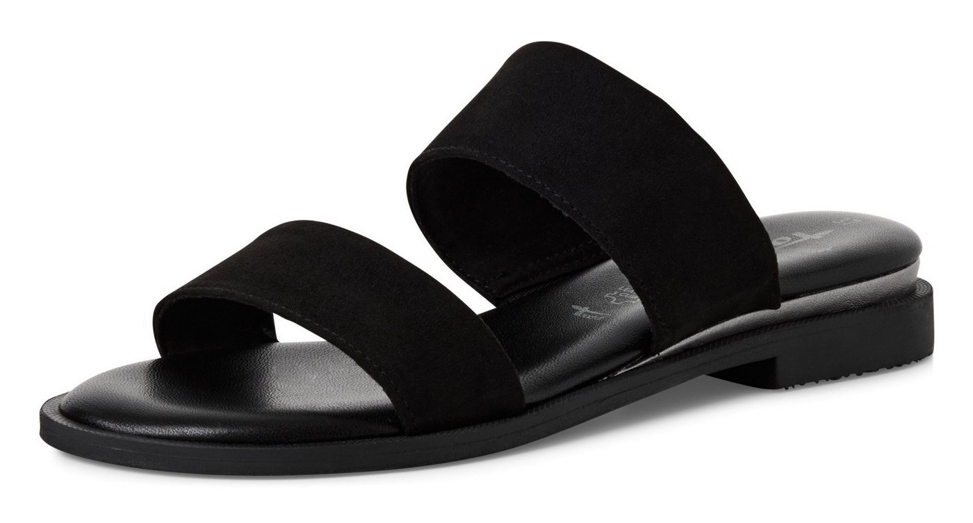 tamaris Pantolette, Blockabsatz, Sommerschuh, Schlupfschuh, Businesschuh mit Riemchen