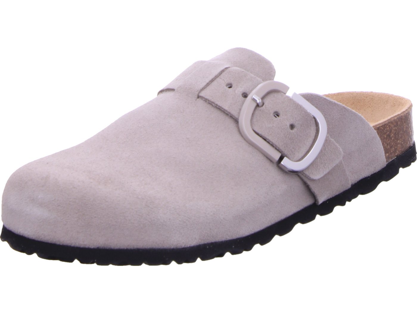 tamaris Pantolette echtes Leder (grau)