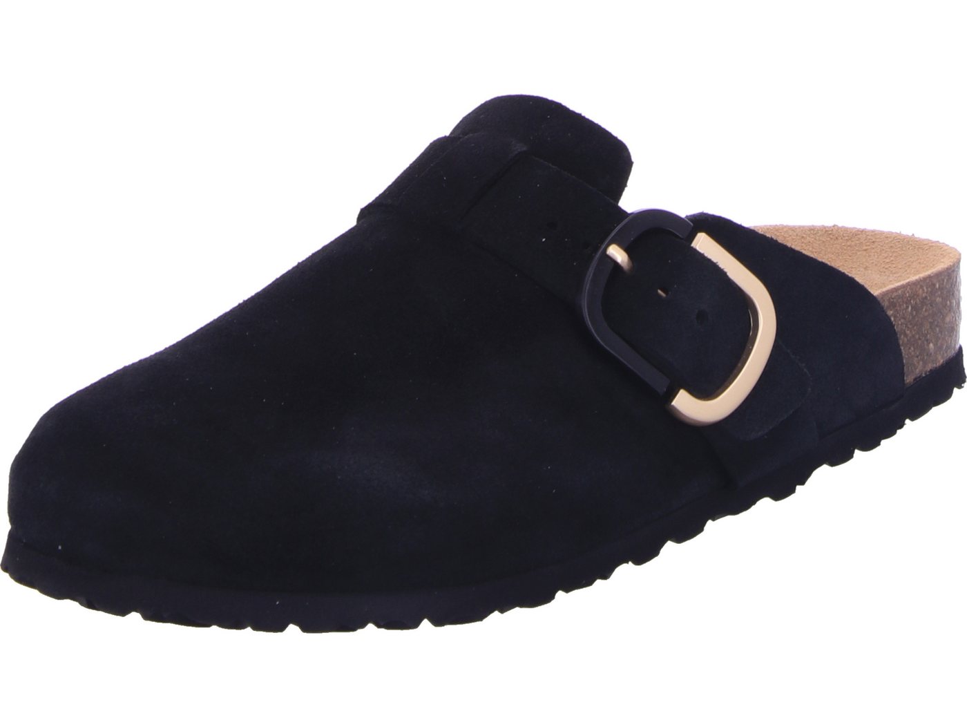 tamaris Pantolette echtes Leder (schwarz)