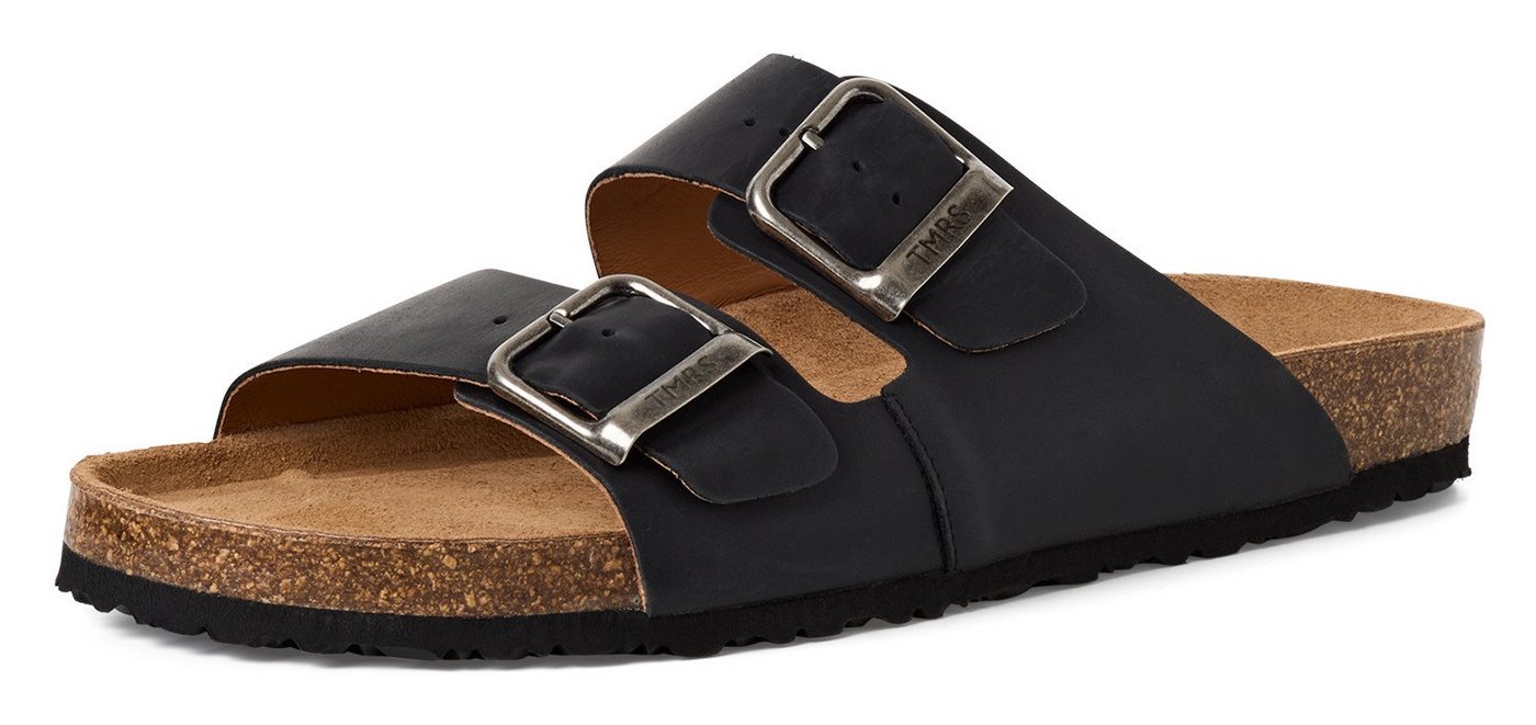 tamaris Pantolette Hausschuh, Bequemschuh mit Logo-Schriftzug, für Herren