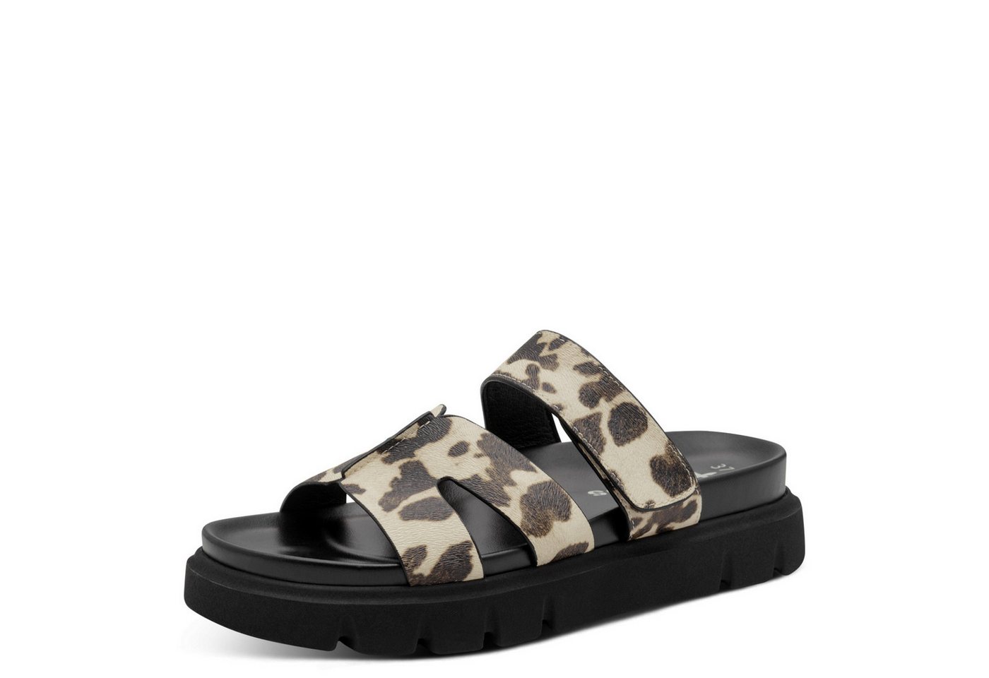 tamaris Pantolette Schlupfschuh, Sommerschuh mit modischer Plateausohle