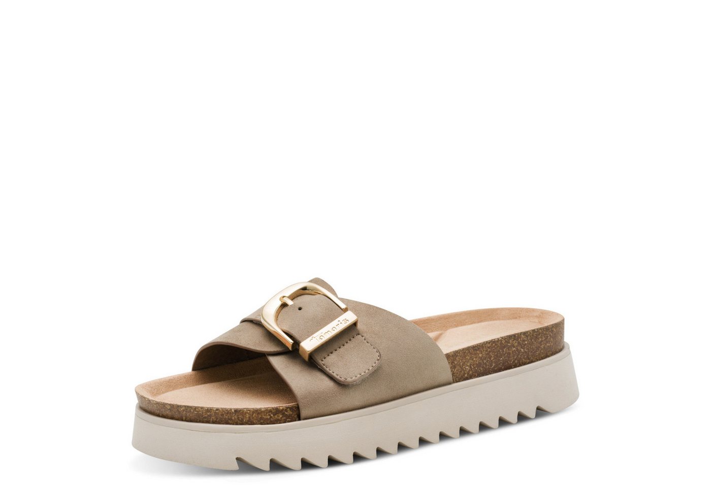 tamaris Pantolette Sommerschuh, Plateauschuh mit modischer Schnalle