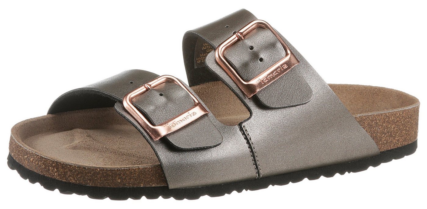 tamaris Pantolette Sommerschuh, Schlappen mit gepolstertem Fußbett