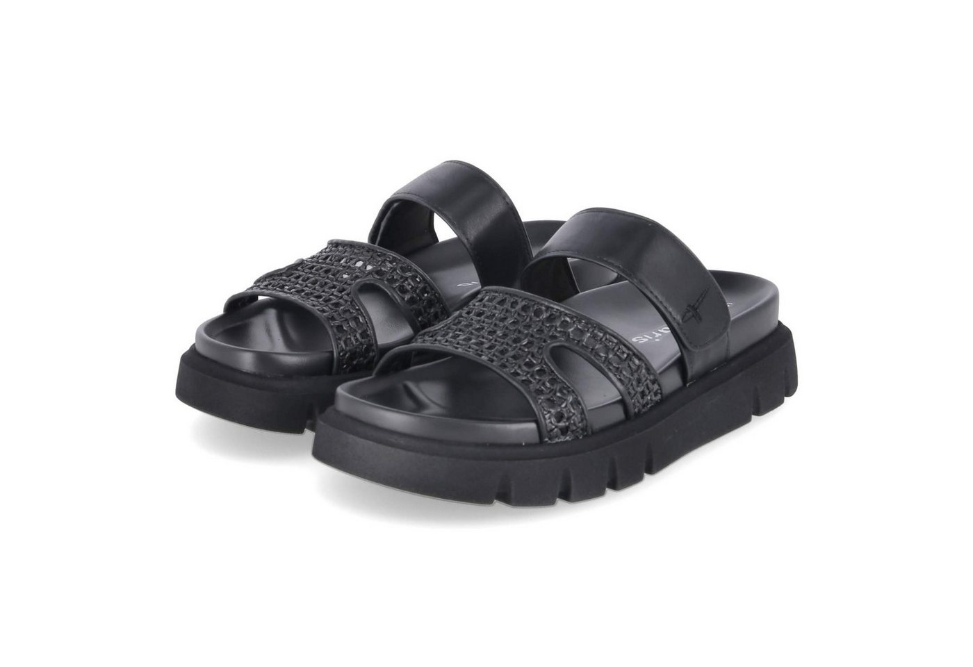 tamaris 1-27422-46-001 Damen Textil & Synthetik black Pantolette