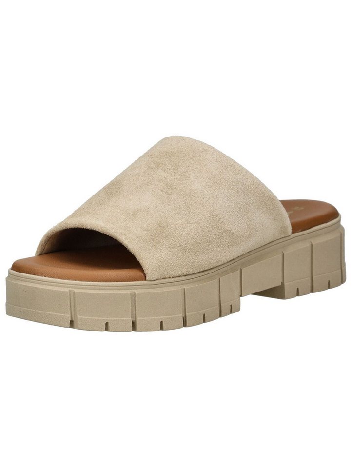 tamaris Pantoletten Veloursleder . Pantolette (beige)