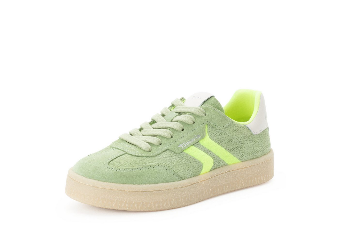 tamaris Freizeitschuh, Halbschuh, Schnürschuh im Retro-Look (grün)