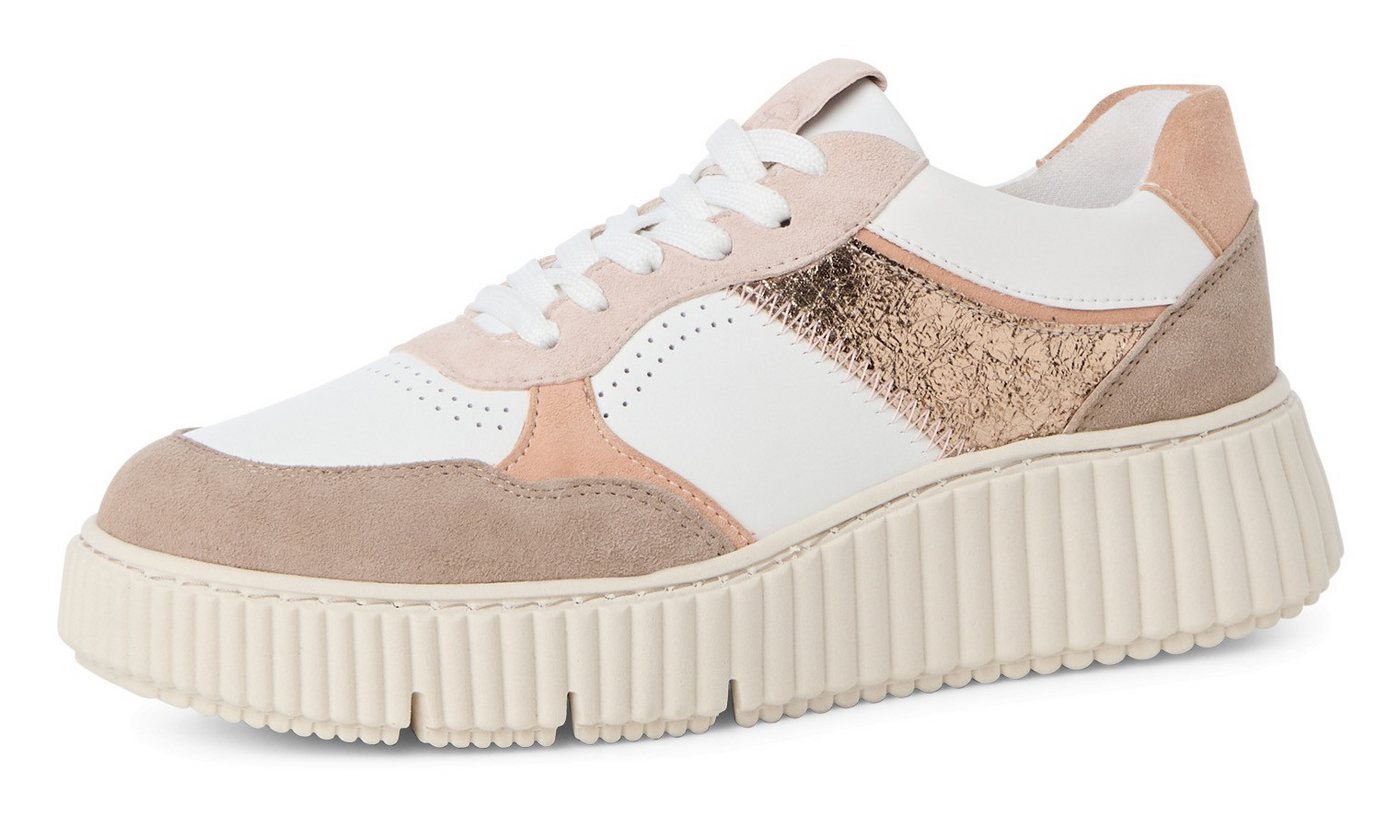tamaris Plateausneaker, Freizeitschuh, Halbschuh, Schnürschuh mit TOUCH-IT Technologie