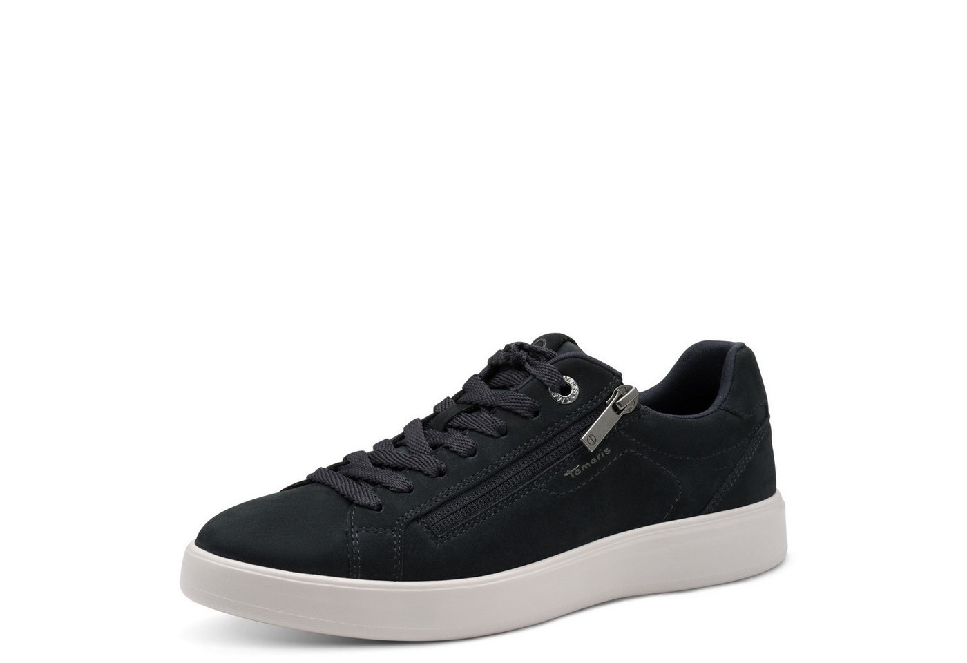 tamaris Plateausneaker, Freizeitschuh, Halbschuh, Schnürschuh mit Ziernähten