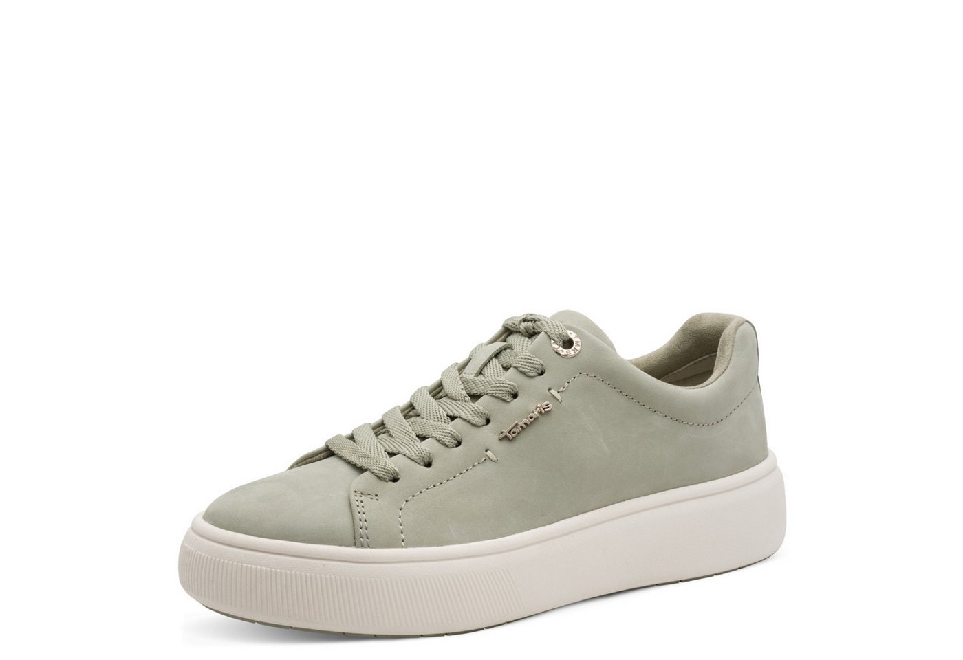 tamaris Plateausneaker, Freizeitschuh, Halbschuh, Schnürschuh, weich gepolsterter Schaftrand