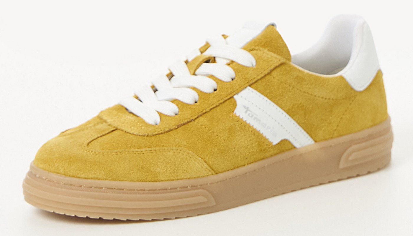tamaris Plateausneaker, Schnürschuh, Halbschuh, Freizeitschuh mit gepolstertem Schaftrand
