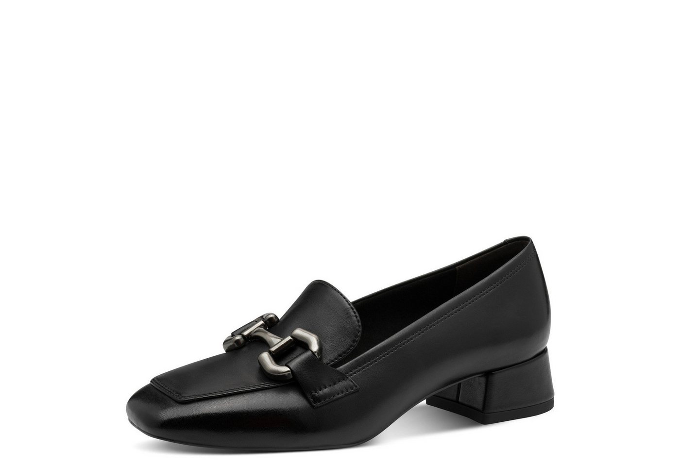 tamaris Pumps, Blockabsatz, Slipper, Businessschuh mit Zierriegel, Schmuckelement