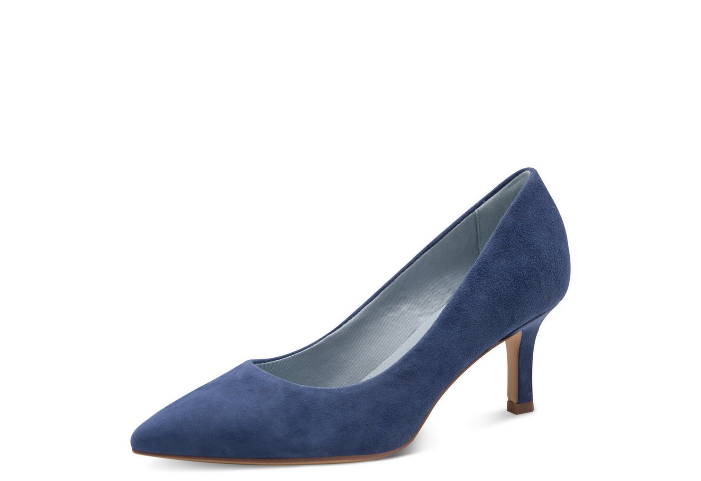 tamaris Pumps, Schlupfschuh, Abendschuh, Festtagsschuh in spitz zulaufender Form (blau)