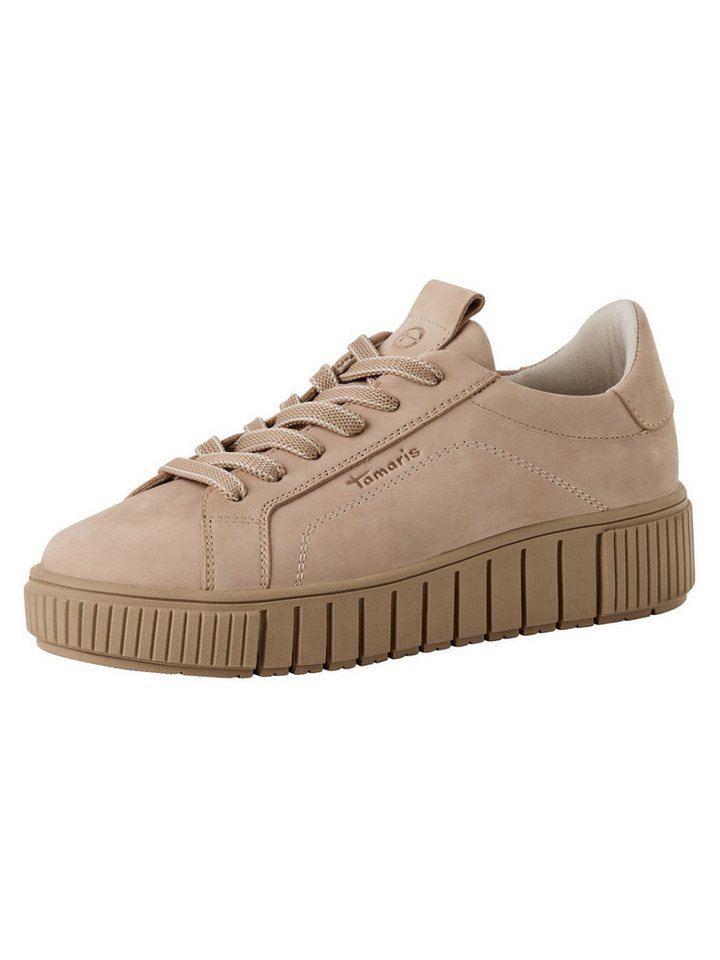 tamaris Removable Sock aus Leder kein Absatz 1-23708-45 Sneaker Removable Sock