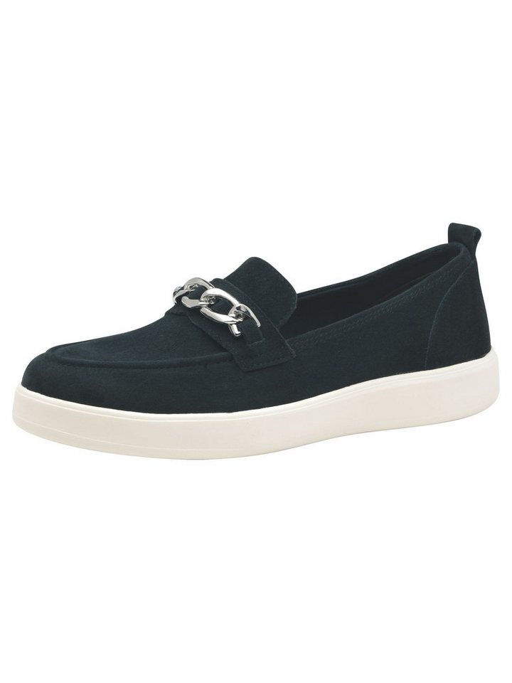 tamaris Removable Sock aus Leder kein Absatz 1-24749-44 Slipper Removable Sock
