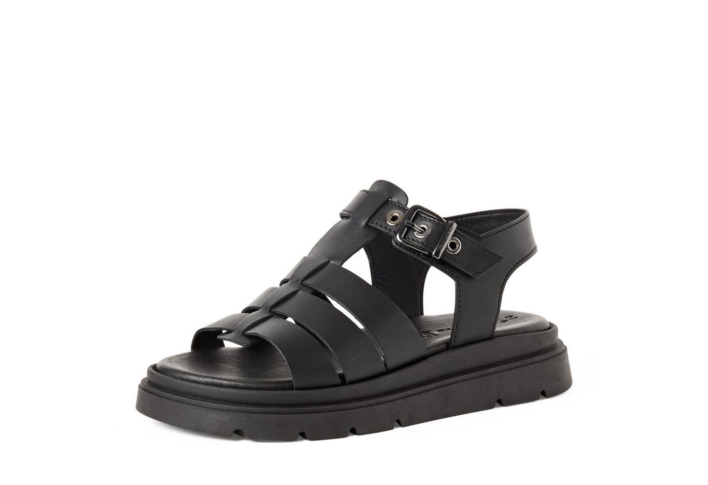 tamaris Riemchensandale Keilabsatz, Sandalette im modischen Römersandalen-Look