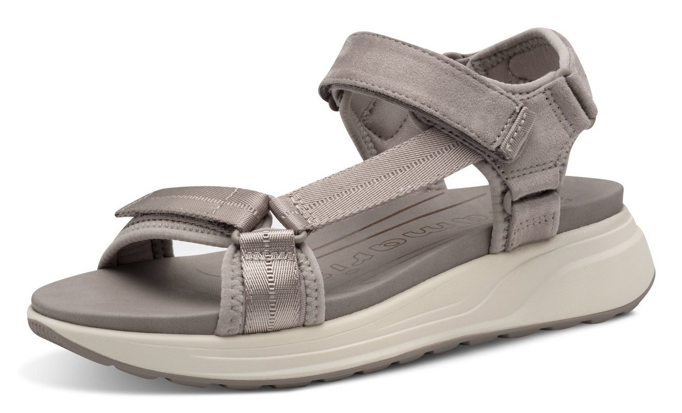 tamaris Riemchensandale, Plateau, Sandalette, Trekkingsandale, verstellbare Klettverschlüsse