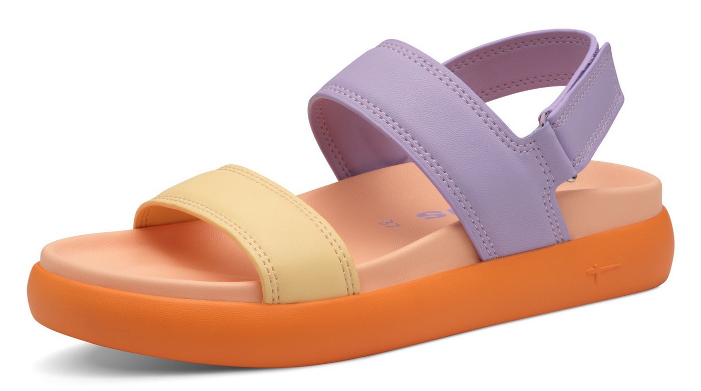 tamaris Riemchensandale, Plateau, Sommerschuh, Klettschuh, Sandalette in veganer Verarbeitung