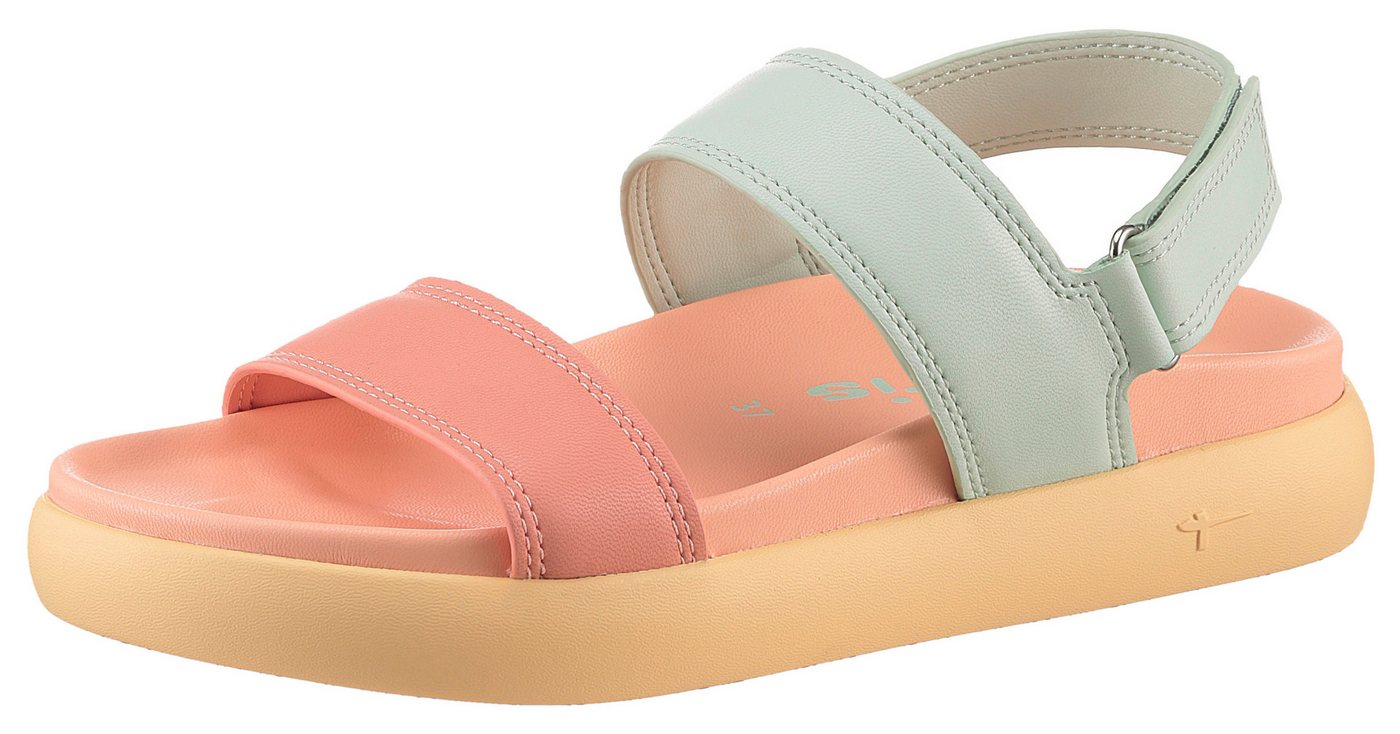 tamaris Riemchensandale, Plateau, Sommerschuh, Klettschuh, Sandalette in veganer Verarbeitung