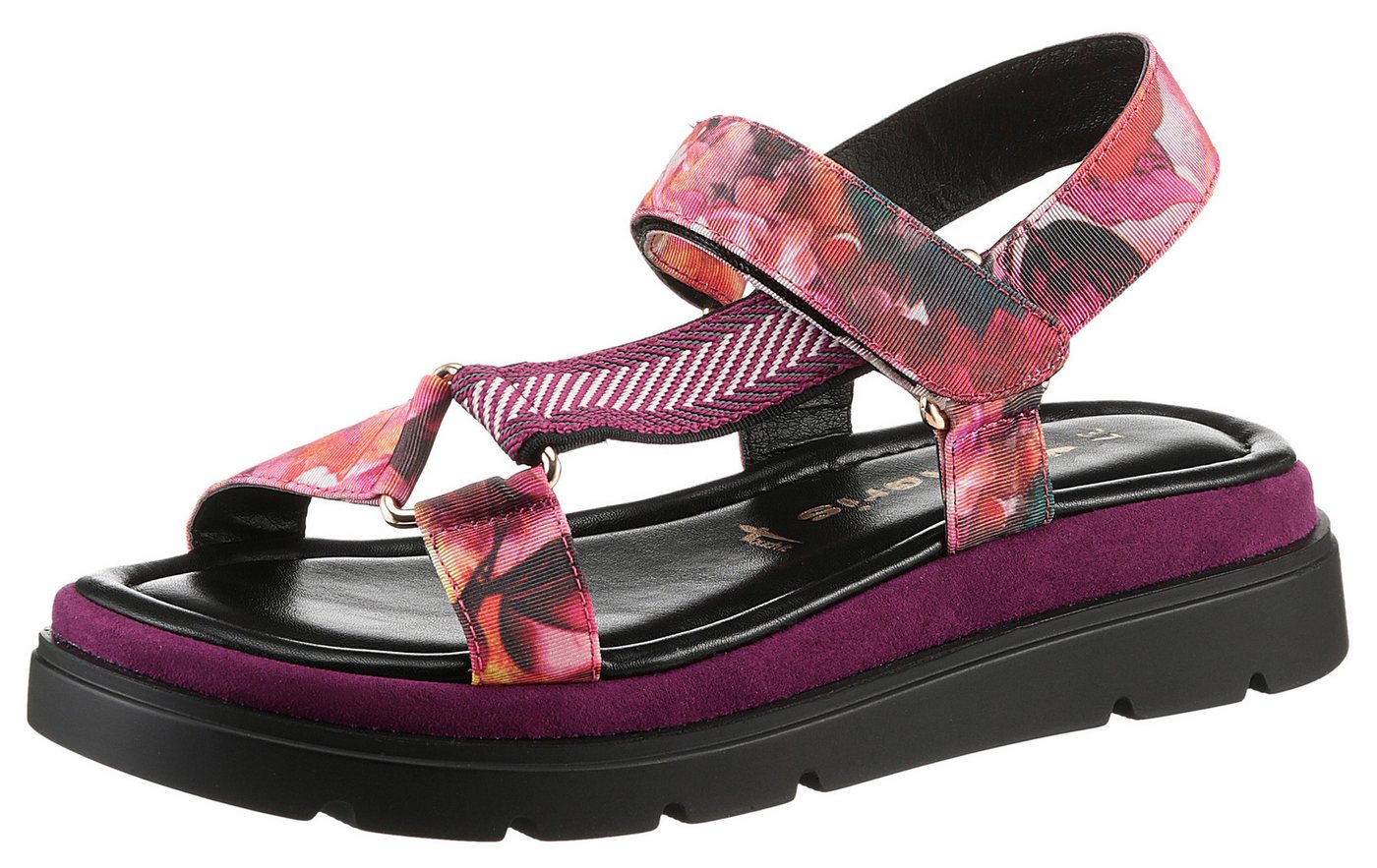 tamaris Riemchensandale, Plateau, Sommerschuh, Sandalette mit Touch It-Ausstattung