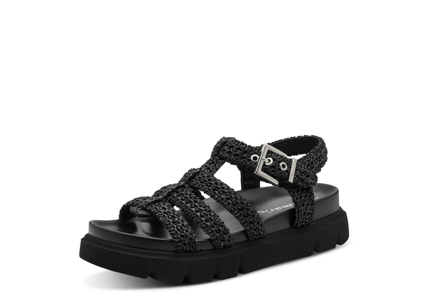 tamaris Riemchensandale Sommerschuh, Römersandalette in veganer Verarbeitung
