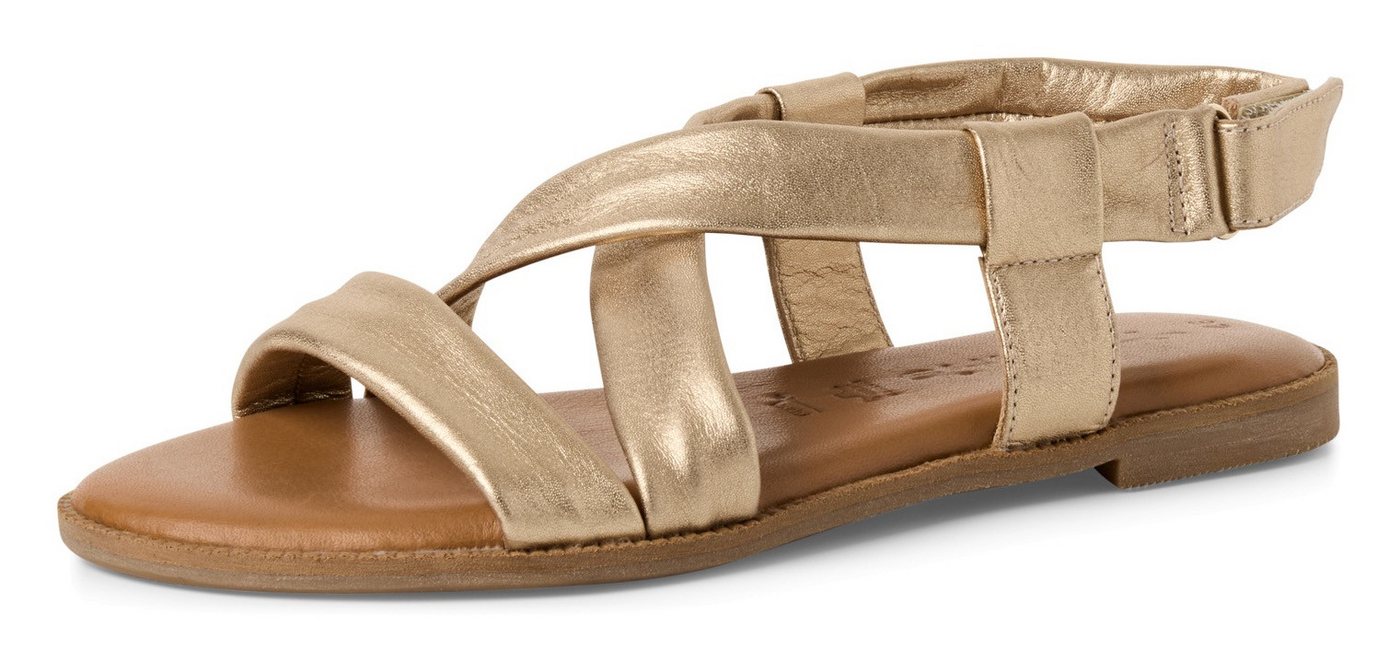 tamaris Riemchensandale, Sommerschuh, Sandalette mit Klettverschluss am Riemchen