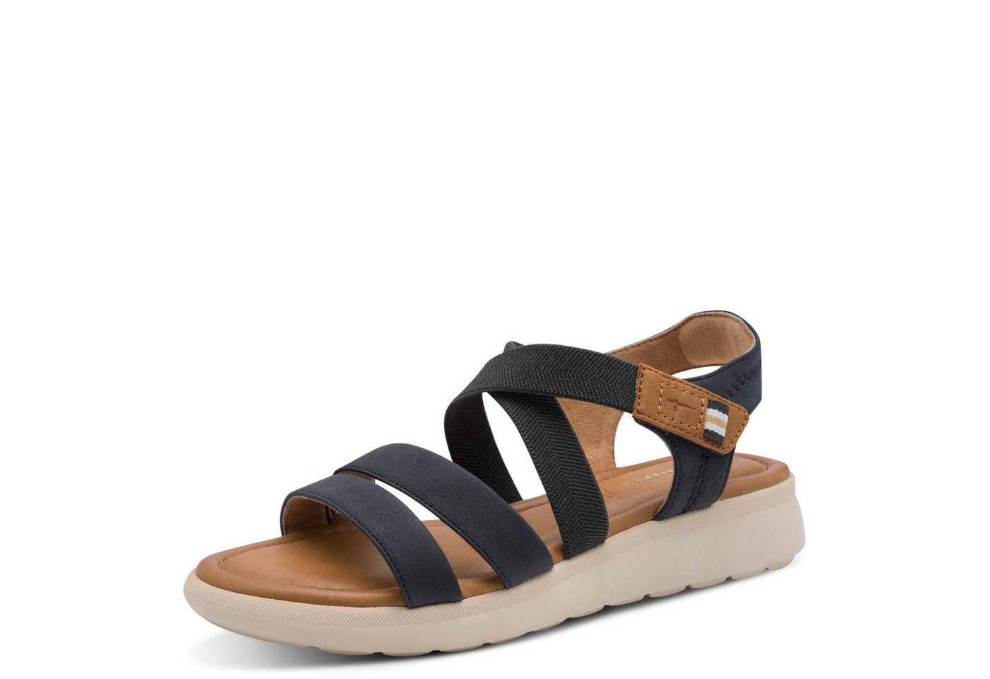 tamaris Riemchensandale Sommerschuh, Sandalette mit praktischem Klettverschluss