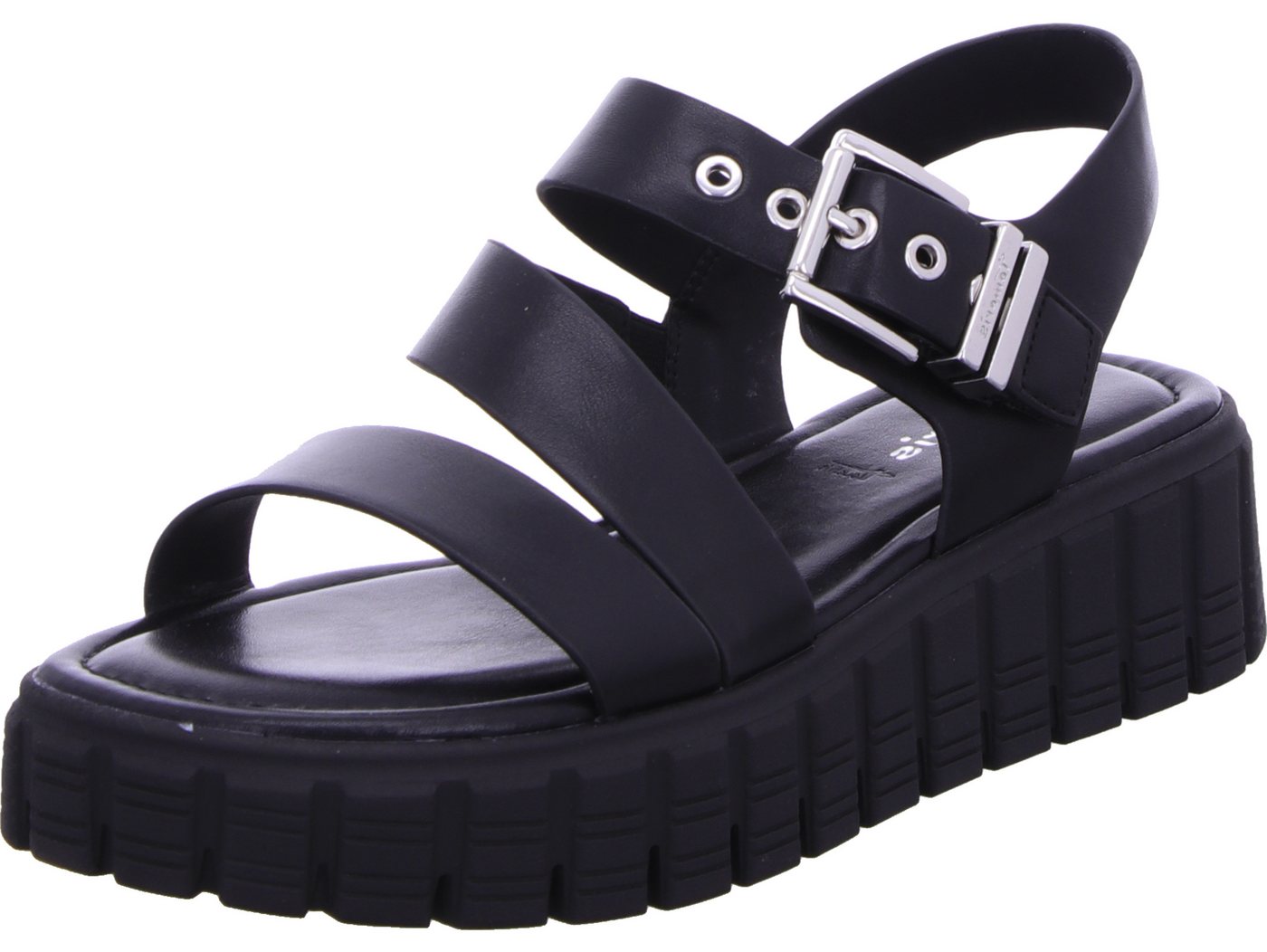 tamaris Sandale 100% vegan (schwarz)
