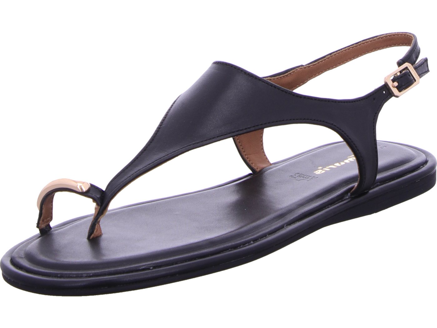 tamaris Sandale echtes Leder (schwarz)
