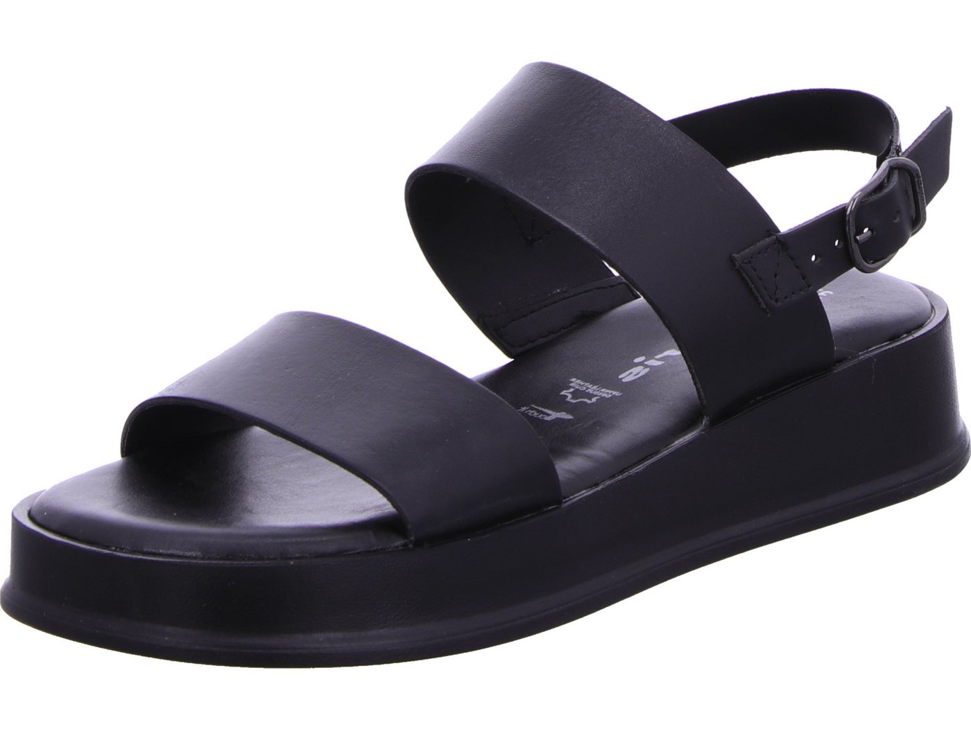 tamaris Sandale echtes Leder (schwarz)