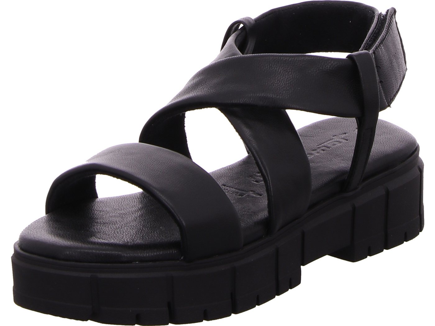 tamaris Sandale echtes Leder (schwarz)