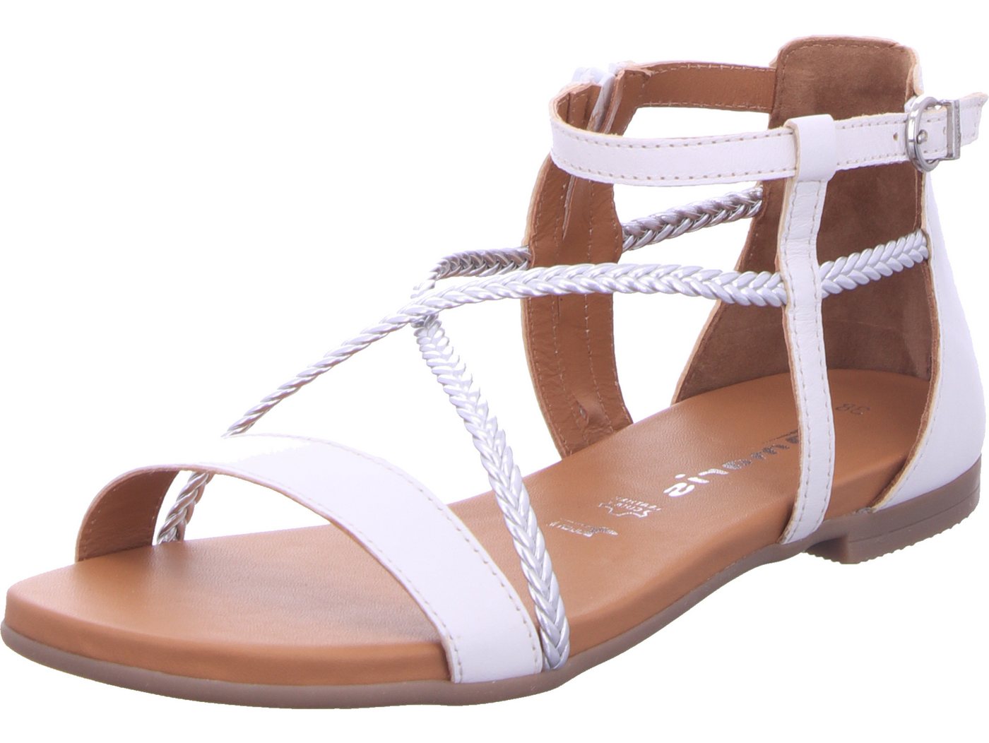 tamaris Sandale echtes Leder (weiß)