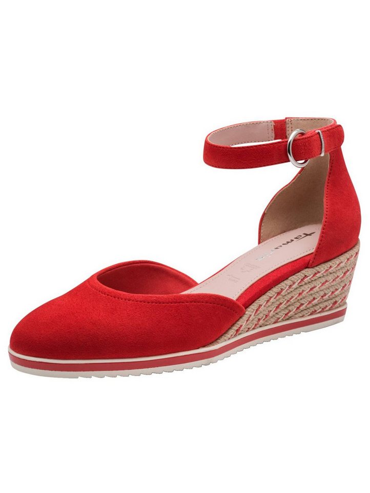 tamaris Sandalen Leder Keilsandalette