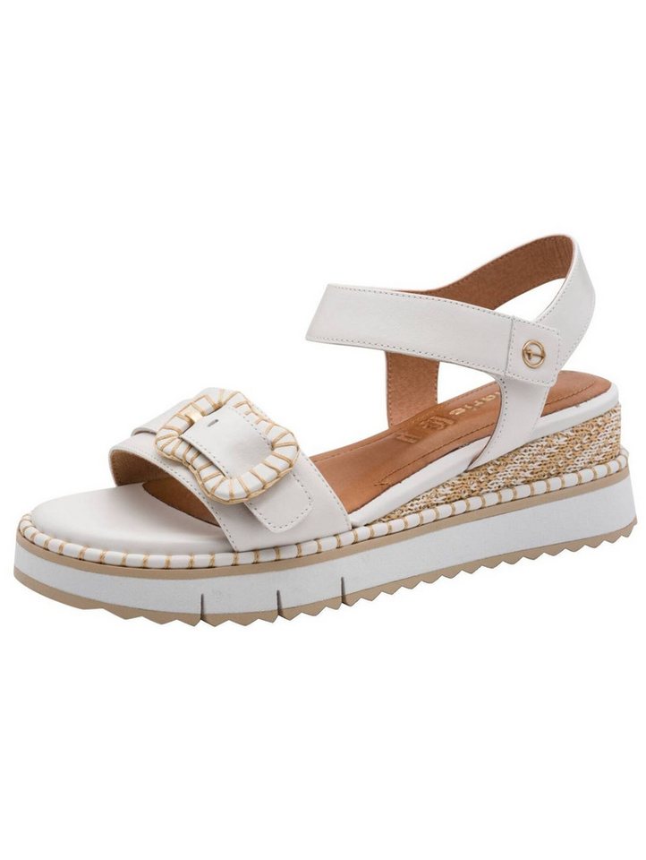 tamaris Sandalen Leder Keilsandalette
