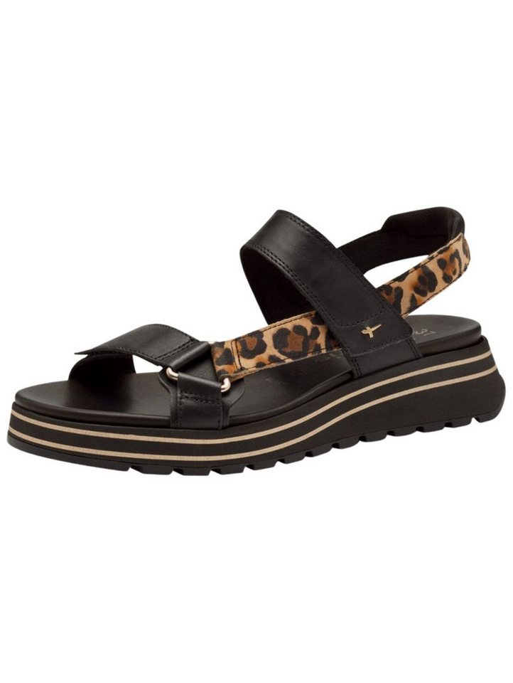 tamaris Sandalen Leder . Riemchensandalette (braun/schwarz)