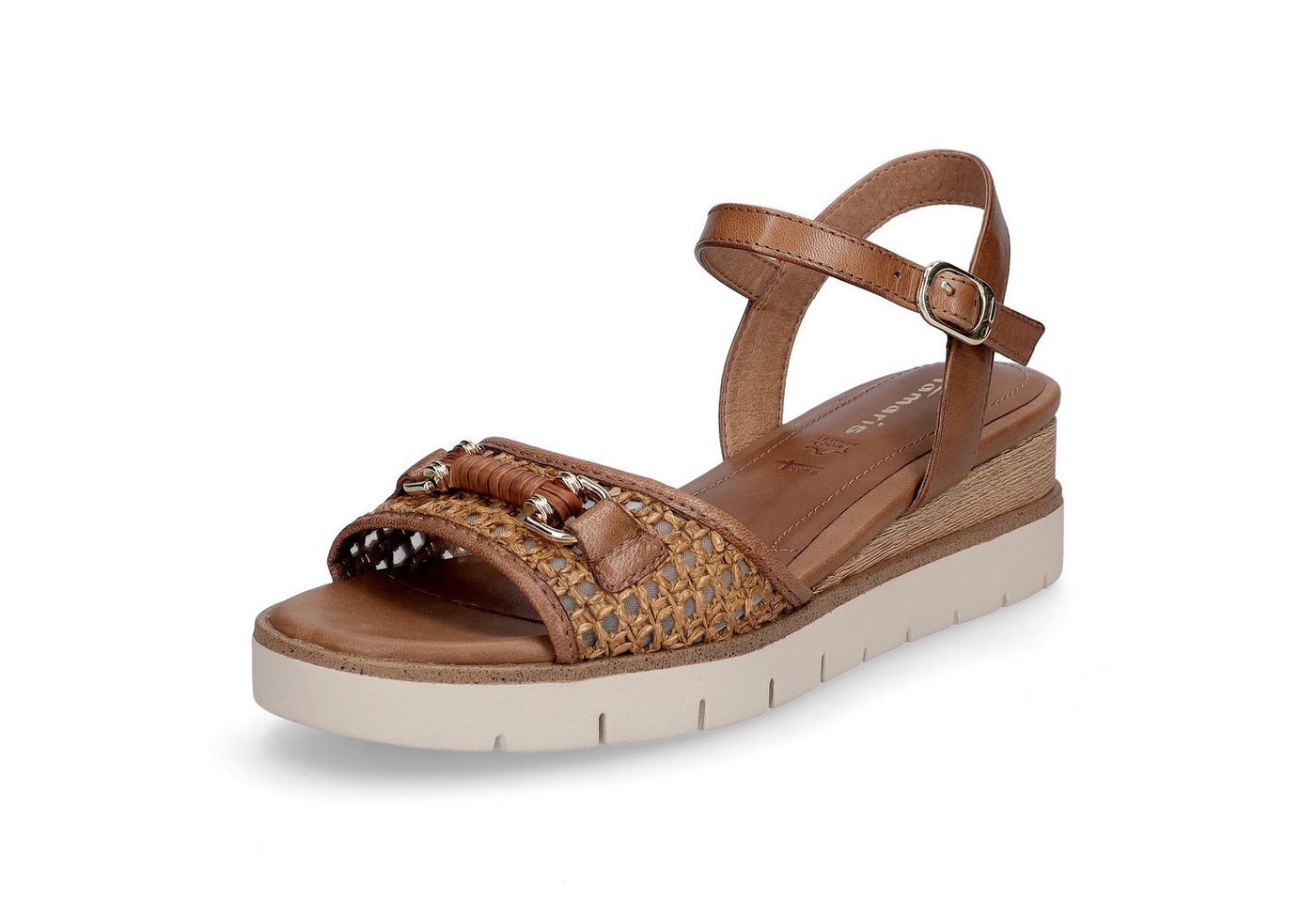 tamaris Damen Sandalette braun Sandale