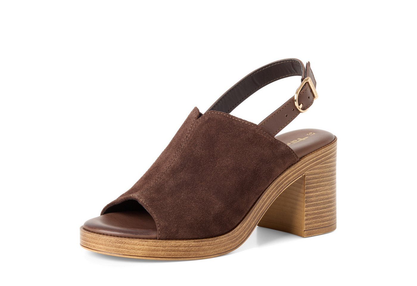 tamaris Sandalette Blockabsatz, Sommmerschuh mit verstellbarer Schnalle