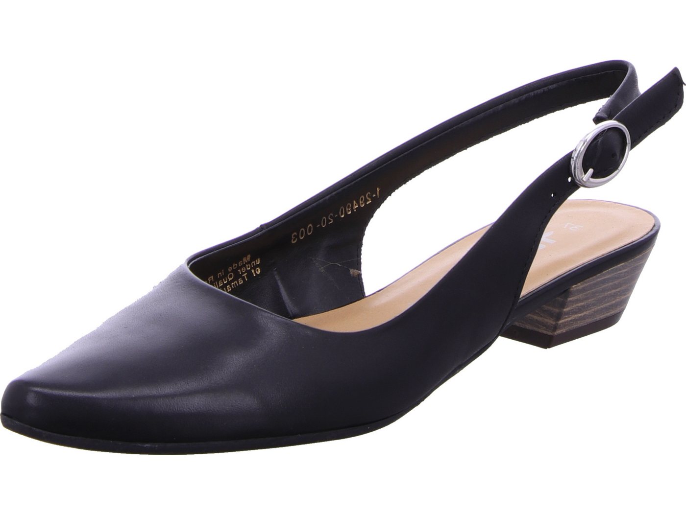 tamaris Sandalette echtes Leder (schwarz)